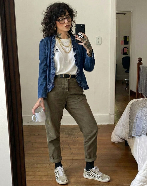 Paris Street Denim Blazer